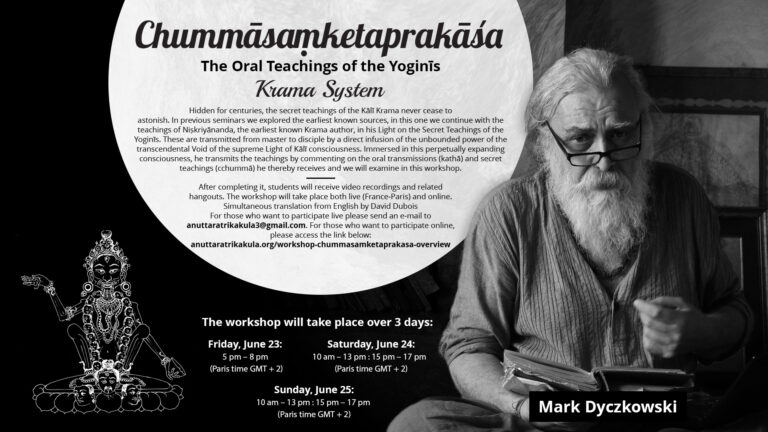 Workshop “Chummāsaṃketaprakāśa” – Part 1
